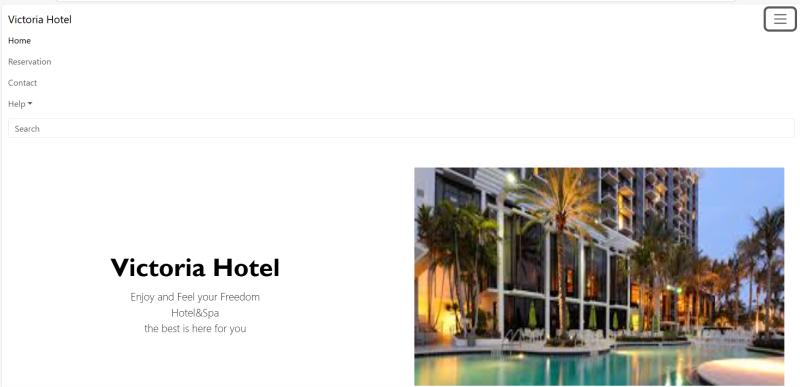 Victoria Hotel Website